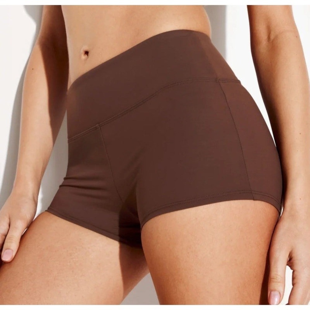 NWT Knix Period Leakproof Sculpt Swim Short Espresso Size Large